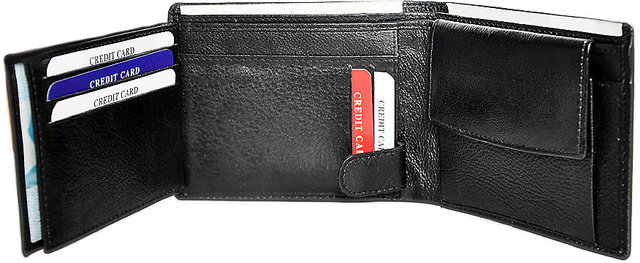 LOUIS PHILIPPE Solid Leather Men Formal Money Clip(Wallets & Card Holders), Shop Now at ShopperStop.com, India's No.1 Online Shopping Destination