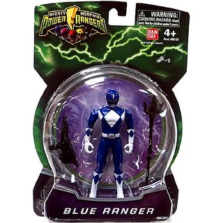 Buy Power Rangers Mighty Morphin 4 Inch Action Figure Blue Ranger ...