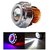 Spare- rack Led Double Ring Projector ANGLE EYE DEVIL EYE For Bikes  Cars RED/ BLUE