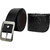 Crude Combo of Black Leather Belt  Wallet rg696 for Men's  Boy's