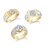 VK Jewels Gold and Rhodium Plated Alloy Rings Combo Set for Men - COMBO1387GVKCOMBO1387G18