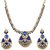 Penny Jewels Alloy Party Wear  Wedding Traditional Stone Stylish Necklace Set With Earring For Women  Girls