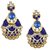 Penny Jewels Alloy Party Wear  Wedding Traditional Stone Stylish Necklace Set With Earring For Women  Girls