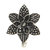 Anuradha Art Silver Colour Flower Styled Designer Classy Press On Nose Ring/ Pin For Women/Girls
