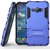 J1 Ace Case, Pasonomi [Slim Fit] [Kickstand Feature] Hybrid Dual Layer Armor Defender Full Body Protective Case Cover for Samsung Galaxy J1 Ace (J110M) 4.3 inch 2015 (Blue)