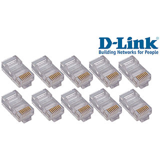 Shop D-Link RJ45 Jack (100 Pcs) Pins,Connector Online - Shopclues