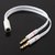 3.5mm Headphone Mic Audio Y Splitter Cable Female to Dual Male Converter Adapter