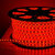 Snap light 5 Meter Waterproof LED Rope Light - Red