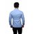 New Fashion Trend Sky blue Casual Slimfit Poly-Cotton Shirt