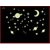 Radium Galaxy of Stars' Glow in Dark Wall Sticker (PVC Vinyl, 21 cm X 29.7 cm, Night Glow Stickers)