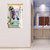 3D Fake Window Lavender Sticker  ' Wall Sticker (PVC Vinyl, 90 cm X 60 cm, Decorative Stickers)