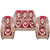 Choco Creation 5 Seater Sofa Cover In Red Colour (CH003)