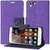 Mercury Diary Wallet Flip Case Cover for Lenovo Vibe K5 Plus Purple Premium Quality + Tempered Glass