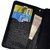 Mercury Wallet Dairy Flip Cover for Lenovo K3 Note / A7000 Premium Quality Black + Tempered Glass By Mobimon