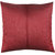 Elevate Raw Silk Maroon-Golden Foil Printed Cushion Cover (1Pcs)
