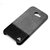 Stuffcool  Dual Tone Leather Hard Back Case Cover for Samsung Galaxy A7 2017  Grey  Black