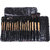 Looks United Cosmetic Makeup Brush Set With Leather Pouch  (Pack of 18)