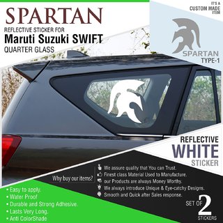 Buy Spartan Stickers for Innova Crysta - White Online ...