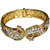 BRS Fashions Adjustable Golden Bracelet