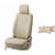 Autodecor Hyundai Grand I10 Beige Leatherite Car Seat Cover with Neck Rest  Free
