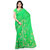 Vaamsi Green Chiffon Printed Saree With Blouse