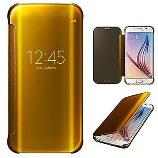 Buy Bm Mirror Flip Cover Samsung Galaxy S8 Plus Gold Online