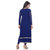 New Look Of Navy Blue  Cotton Georgette Embroidered Attractive Straight Salwar Suit (Unstitched)