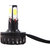 Autofy Universal M6 HJG LED Headlight for All Bikes (with Fan)