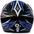 Autofy O2 Black  Blue Full Close Helmet