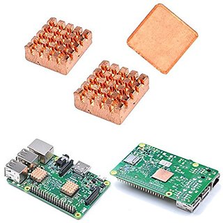 Raspberry Pi 23 Copper Heat Sink Heatsink With 3M Special Thermal Cooling Paste Raspberry Pi 23 Copper Heat Sink Heatsink With 3M Special Thermal Cooling Paste Material Copper available at ShopClues for Rs.904