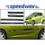 Speedwav Side Beading Chrome Plated For Chevrolet Beat - Black Colour