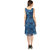 Magnetic Designs Blue Printed Midi Dress