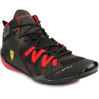 Buy Columbus Optus BlkRed Basketball shoes for Men Online 2299