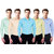Black Bee Men's Slim Fit Casual Poly-Cotton Shirt (Pack Of 5)