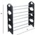 IBS Home Organizer Stackable Plasttic, Steel Collapsible Shoe Rack  (4 Shelves)