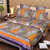 IWS Luxury Cotton Printed Double Bedsheet With 2 Pillow Covers