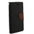 Mercury Diary Wallet Flip Case Cover for Lenovo K3 / A6000 Brown Premium Quality + Tempered Glass By Mobimon