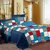 Story @ Home 120 TC Cotton Blue 1 Double Bedsheet With 2 Pillow Cover-CN1206