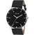 Arum Trendy Black Watch For Couple's ABLCW-004