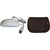 Sky Hard Disk Pouch Combo Black With Amigo White Mouse