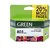 Green hp 803 tri-color ink cartridge compatible Multi Color Ink  (Magenta, Yellow, Cyan)