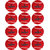 AS - Shaurya Red Heavy Tennis Ball (Set of 12 pcs)