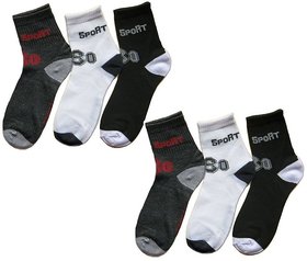Ankle Length Socks Pack of 6