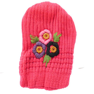 Womens Woolen Pink Cap