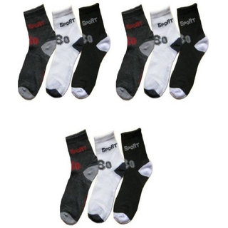 Ankle Length Socks Pack of 9