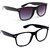 TheWhoop Combo Black Transparent Spectacle And Black Wayfarer Sunglasses