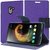 Mercury Diary Wallet Flip Case Cover for Lenovo K4 Note Purple Premium Quality  + Tempered Glass By Mobimon