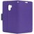 Mercury Diary Wallet Flip Case Cover for Lenovo K4 Note Purple Premium Quality  + Tempered Glass By Mobimon