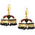 Spargz Traditional Daily Wear Alloy Multicolor Gold Plated Glossy Finish Meenakari Jhumki Earring AIER 1032