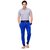 FeelBlue Men's Cotton Track Pant (Royal Blue)